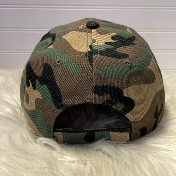 Fire Department Camoflauged Embroidered Baseball Cap - Picture 7 of 12